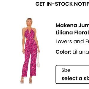 Lovers + Friends Liliana Floral Jumpsuit